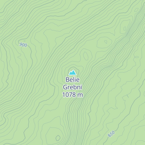 Map of Belie Grebni