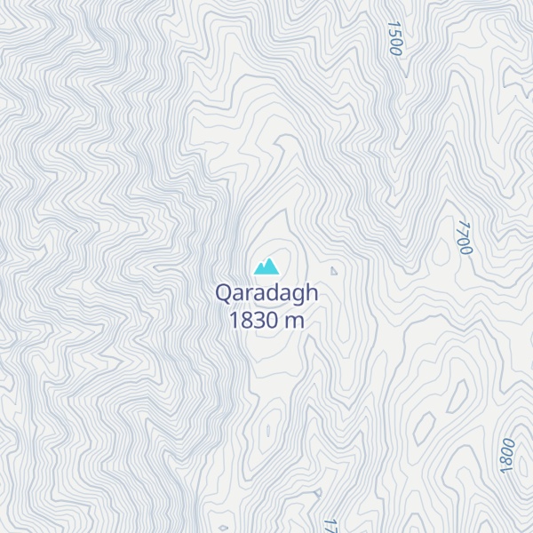 Map of Qaradagh