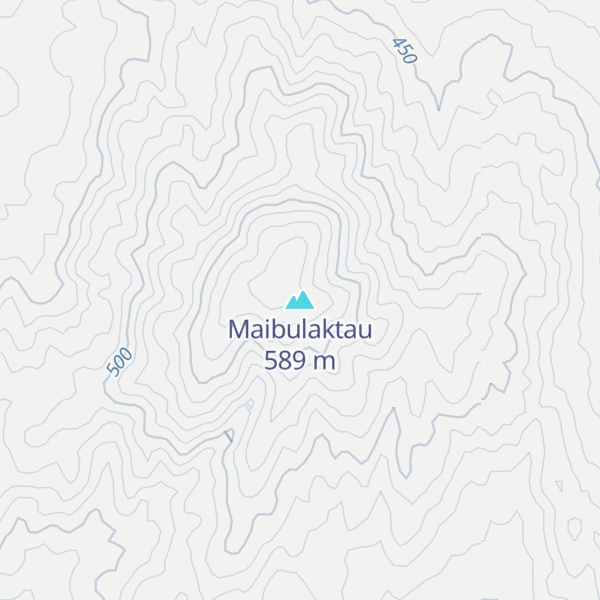 Map of Maibulaktau