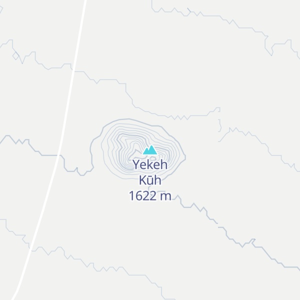 Map of Yekeh Kūh