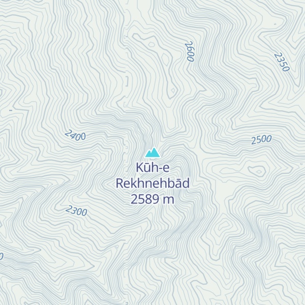 Map of Kūh-e Rekhnehbād