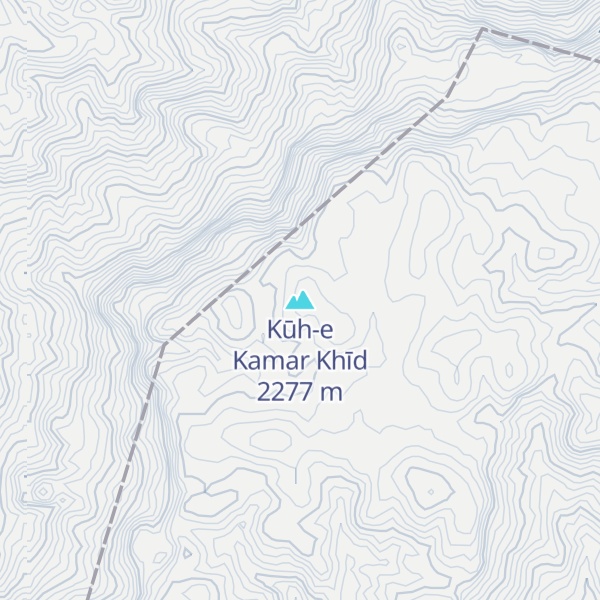 Map of Kūh-e Kamar Khīd