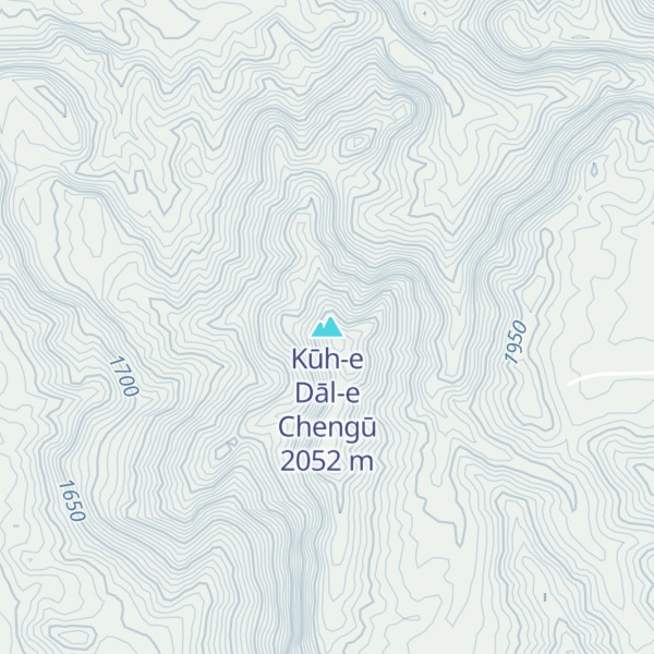 Map of Kūh-e Dāl-e Chengū