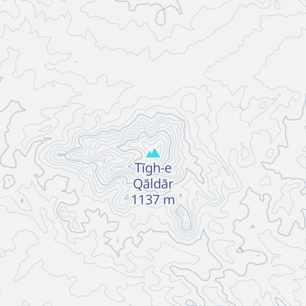 Map of Tīgh-e Qāldār