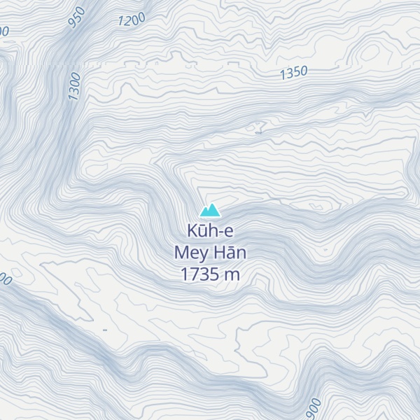 Map of Kūh-e Mey Hān