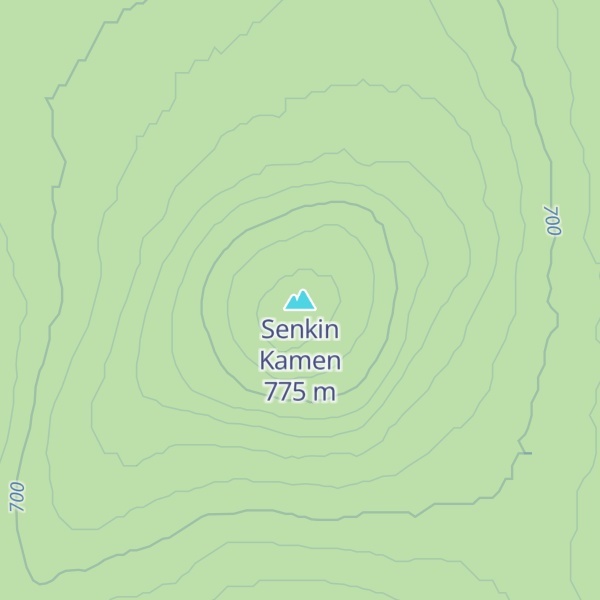 Map of Senkin Kamen
