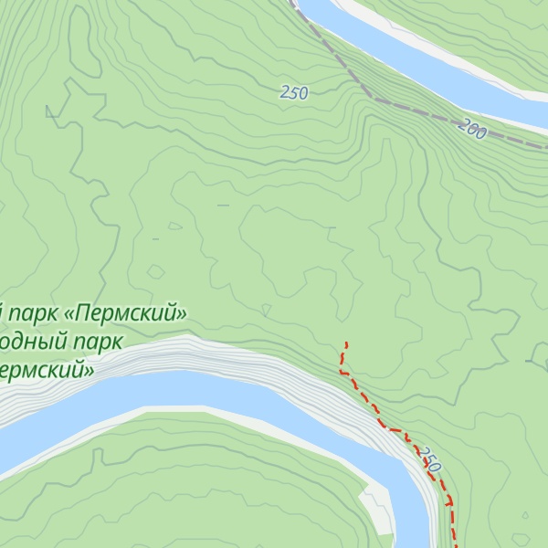 Map of Kamen Velikan