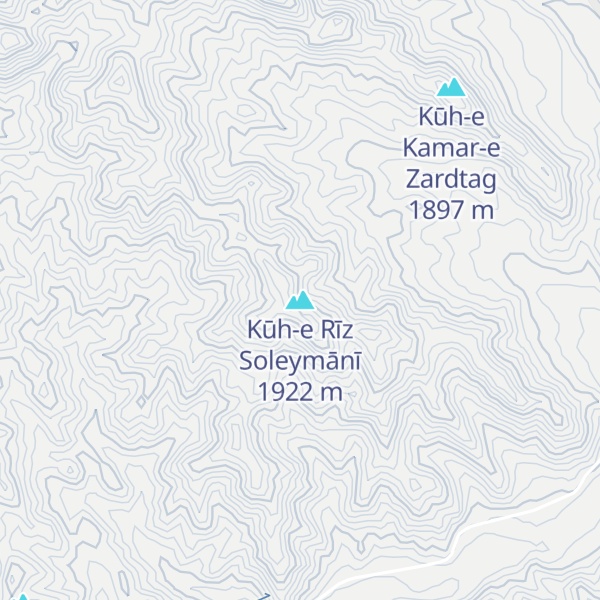 Map of Kūh-e Rīz Soleymānī