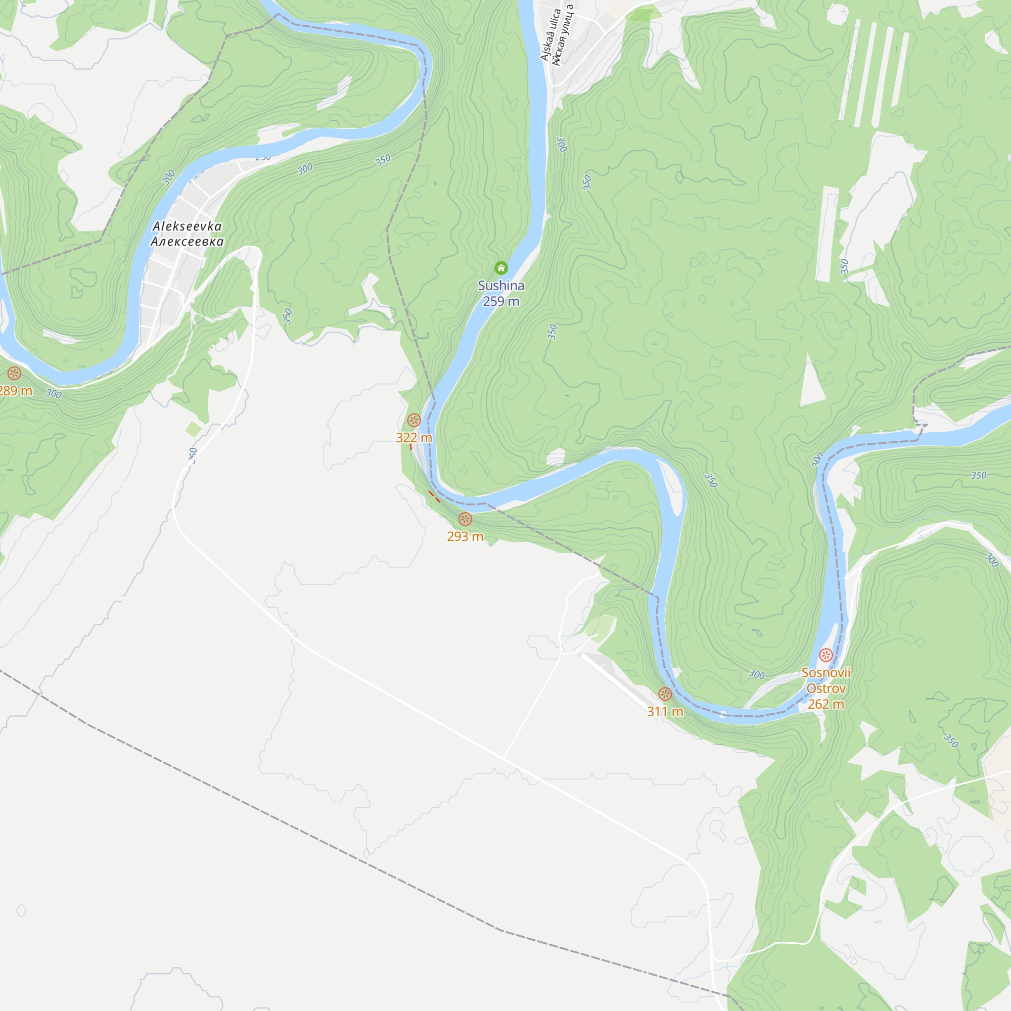 Sushina V 20 M Ot Berega map