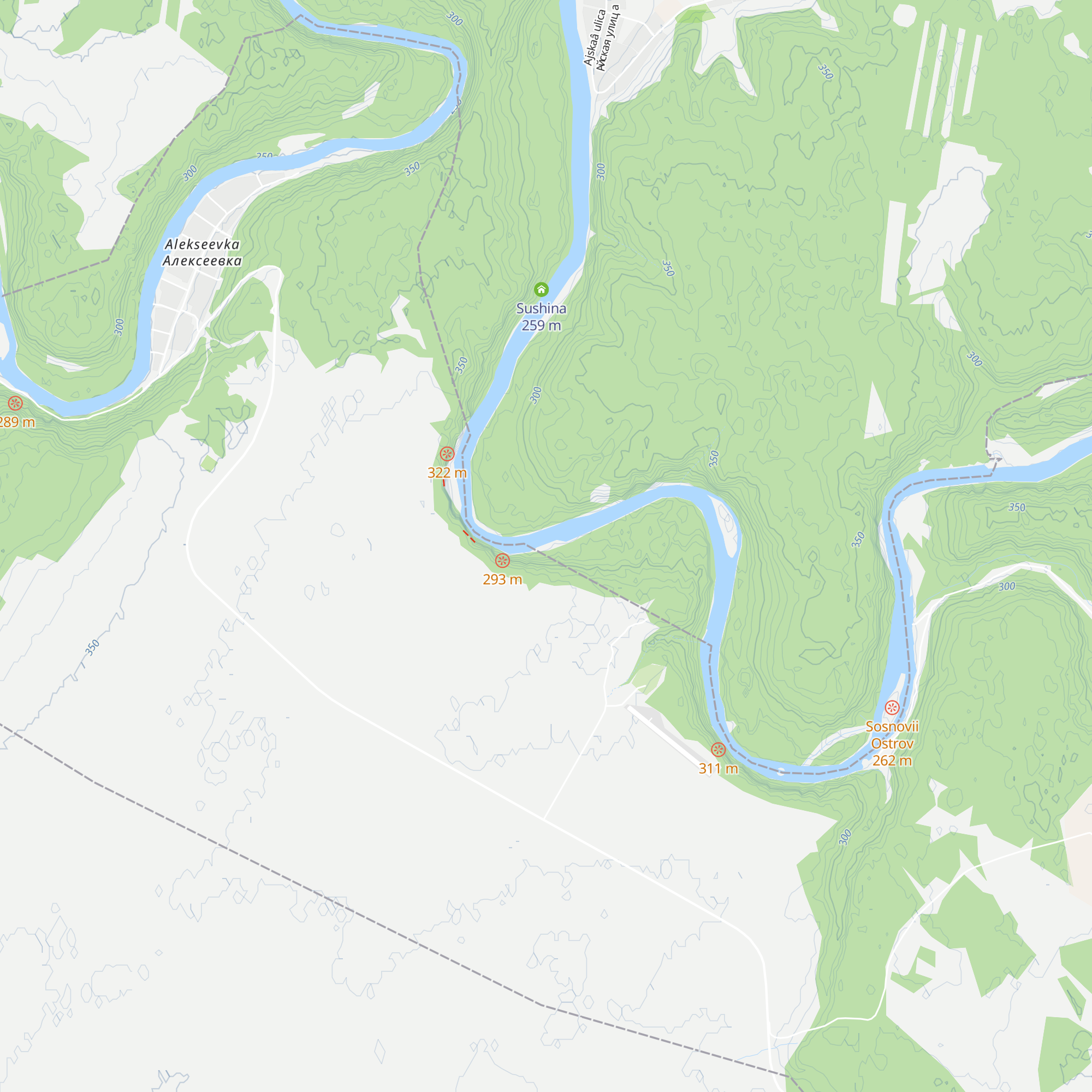 Sushina V 20 M Ot Berega map