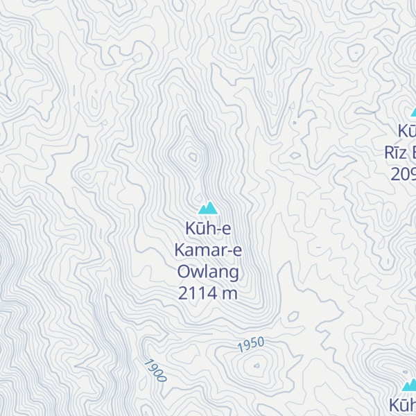 Map of Kūh-e Kamar-e Owlang