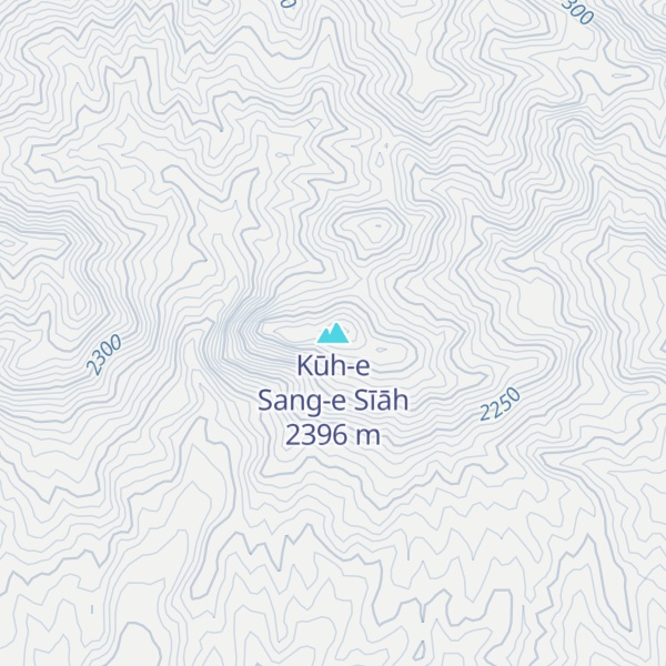 Map of Kūh-e Sang-e Sīāh