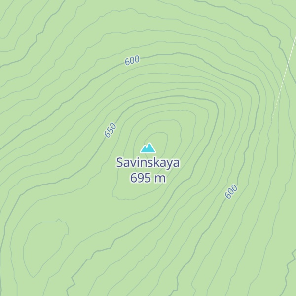 Map of Savinskaya
