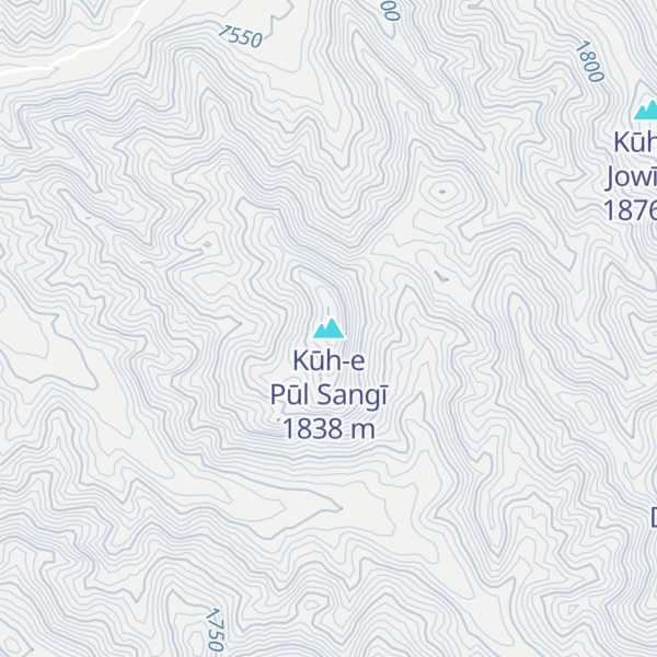 Map of Kūh-e Pūl Sangī