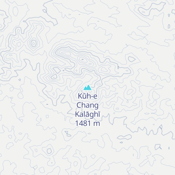 Map of Kūh-e Chang Kalāghī