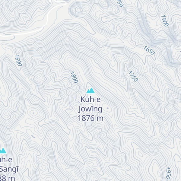 Map of Kūh-e Jowīng