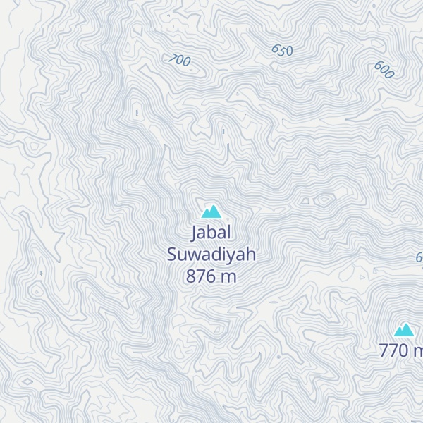 Map of Jabal Suwadiyah