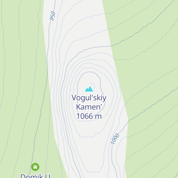Map of Vogul'skiy Kamen'