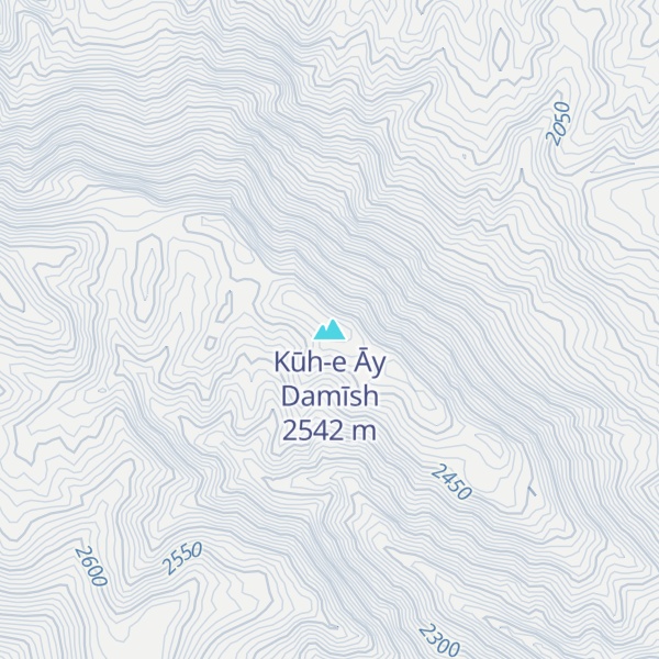 Map of Kūh-e Āy Damīsh