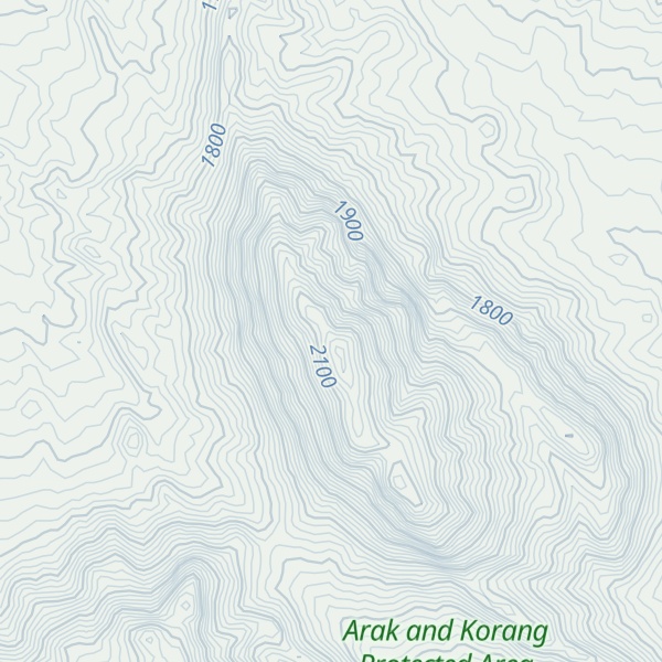 Map of Kūh-e Menāreh