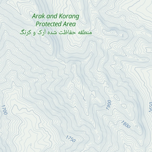 Map of Kūh-e Āshīān