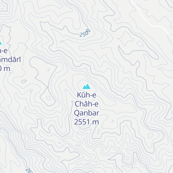 Map of Kūh-e Chāh-e Qanbar