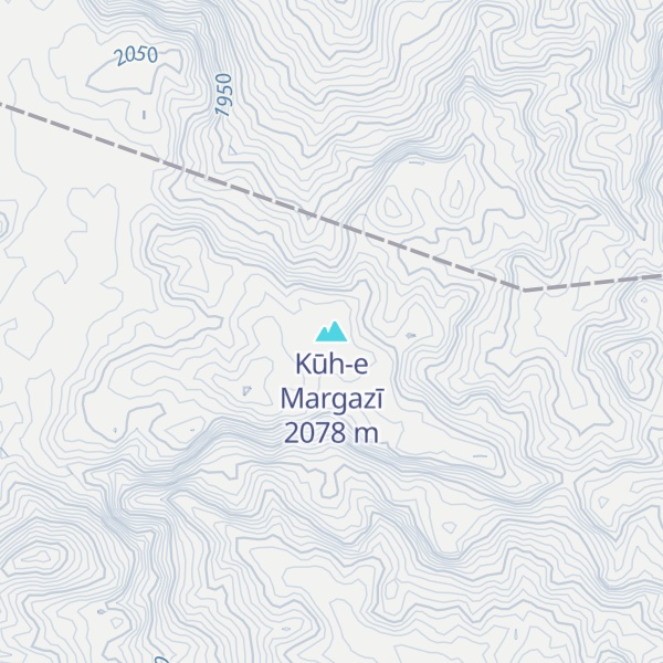 Map of Kūh-e Margazī