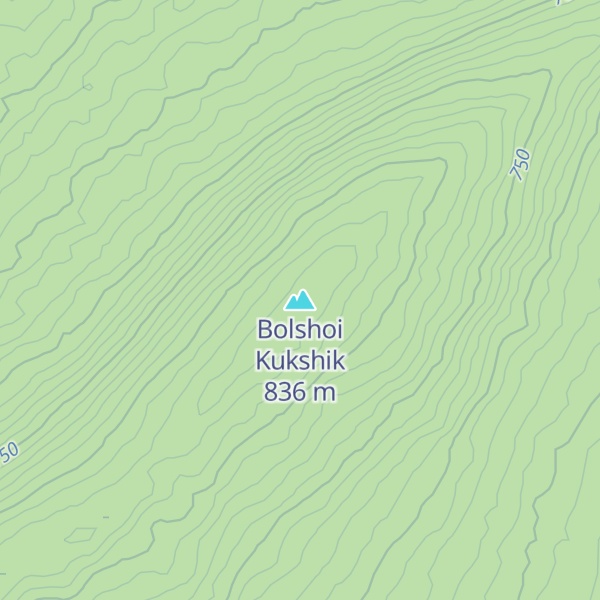 Map of Bolshoi Kukshik