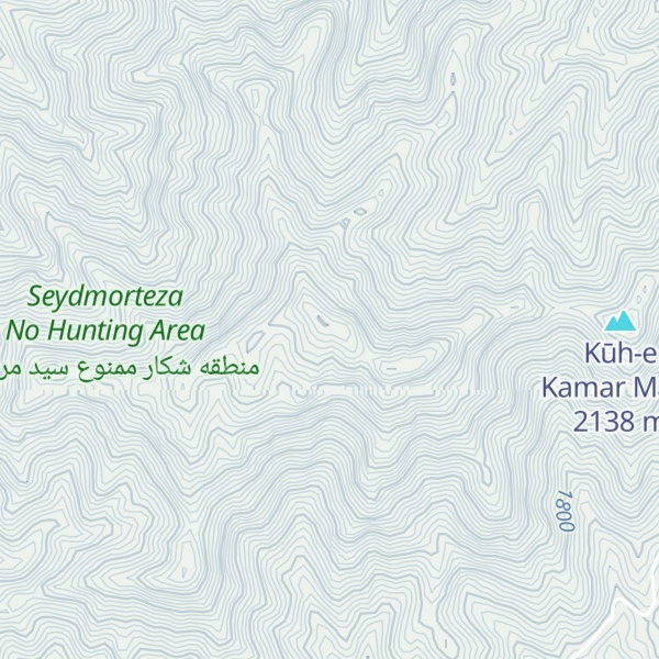 Map of Kūh-e Kamar-e Mard
