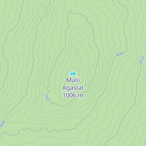 Map of Malii Agastat