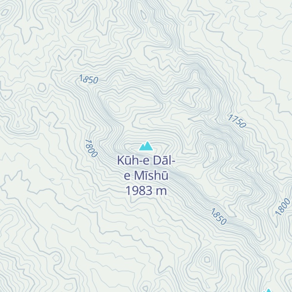 Map of Kūh-e Dāl-e Mīshū
