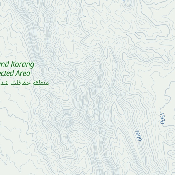 Map of Kūh-e Kateh Kūh