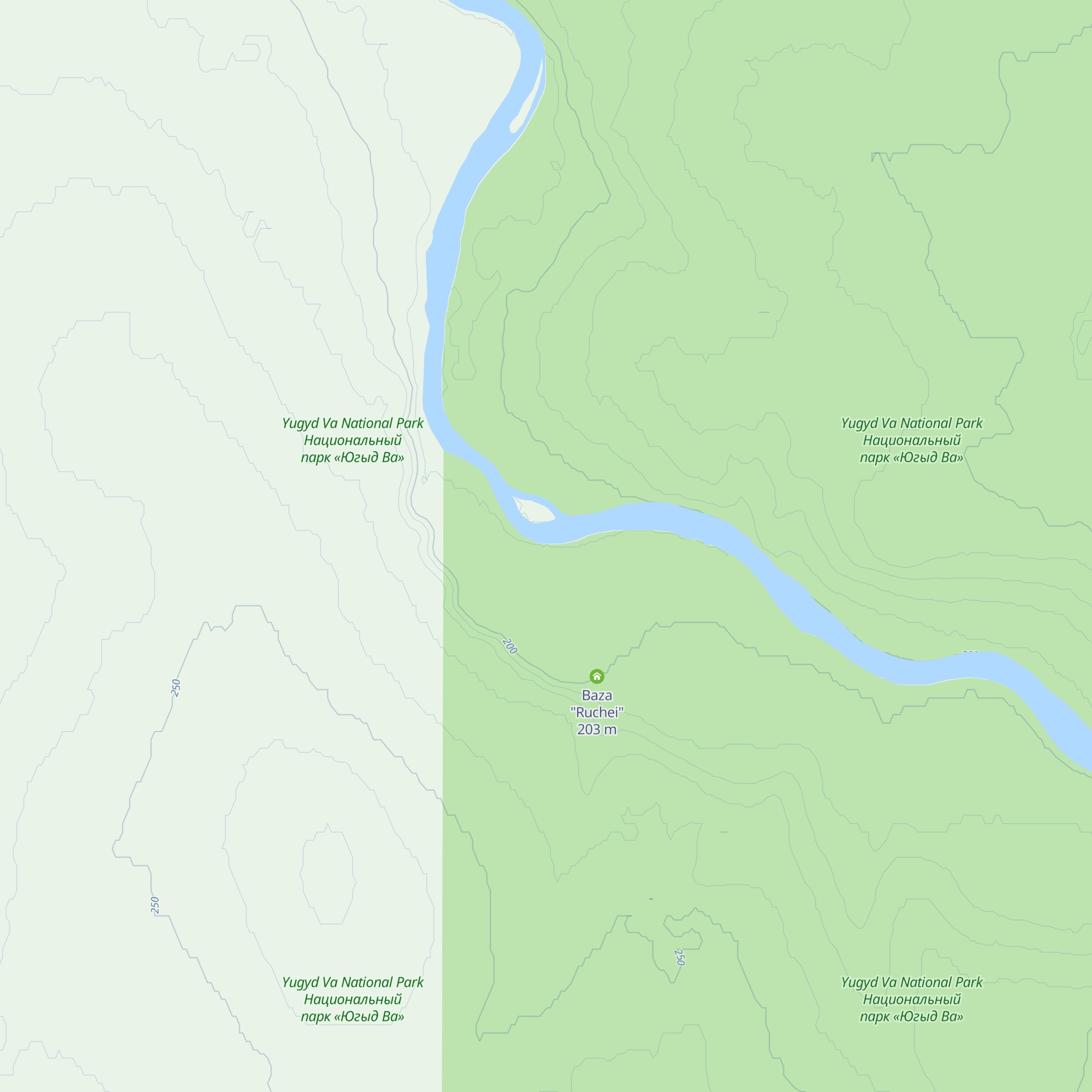 Baza "Ruchei" map
