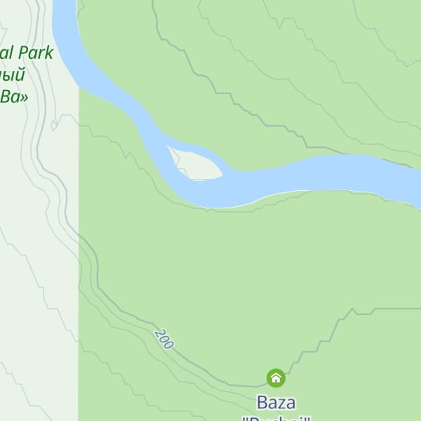 Map of Baza "Ruchei"