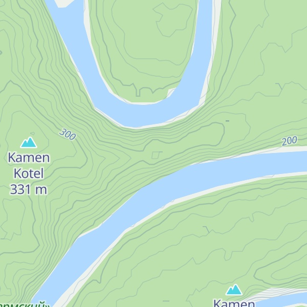 Map of Kamen Yurta