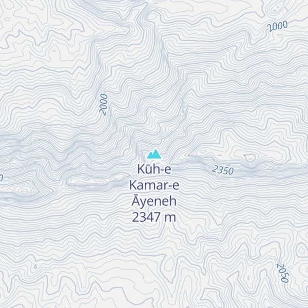Map of Kūh-e Kamar-e Āyeneh