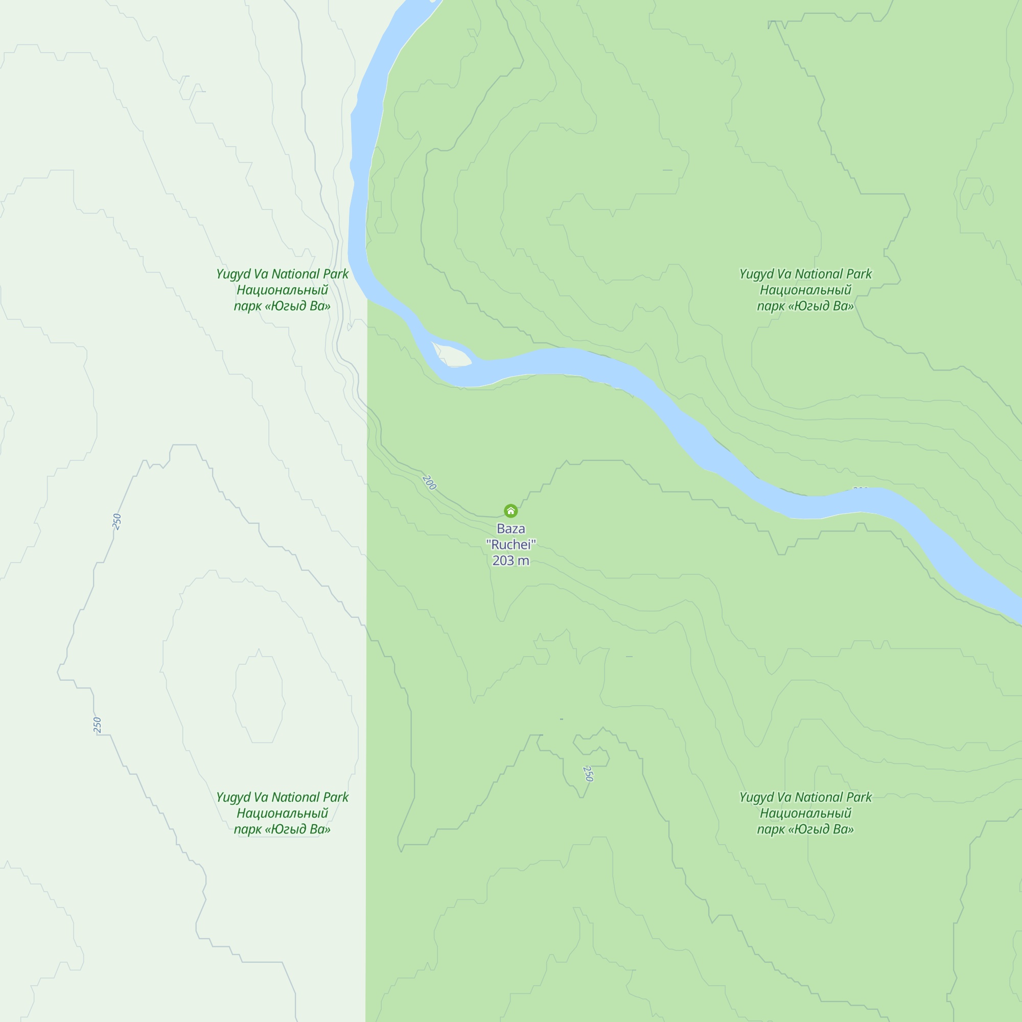 Baza "Ruchei" map