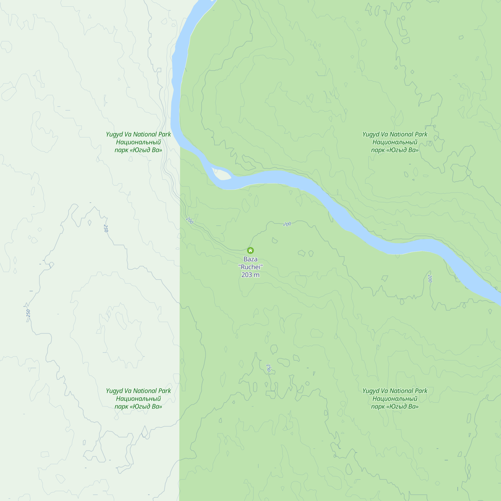 Baza "Ruchei" map