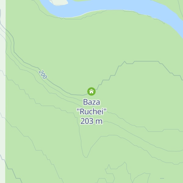 Map of Baza "Ruchei"