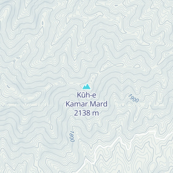 Map of Kūh-e Kamar Mard