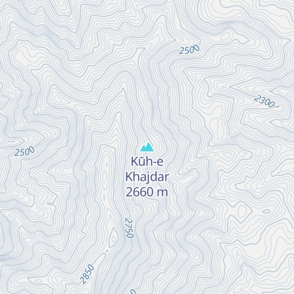 Map of Kūh-e Khajdar