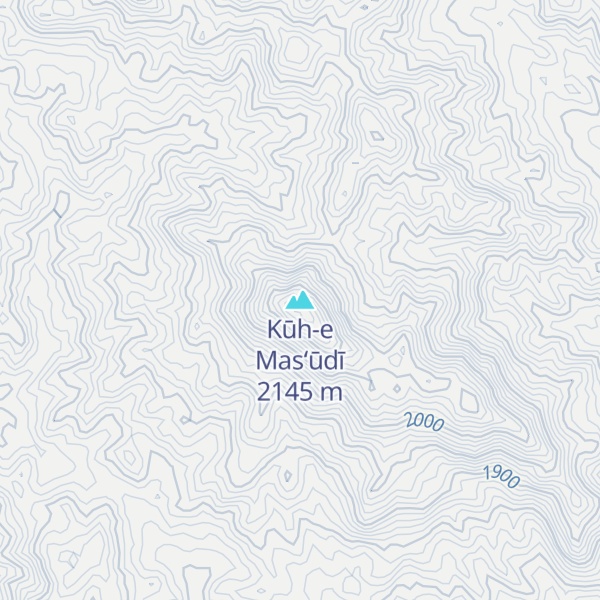 Map of Kūh-e Mas‘ūdī