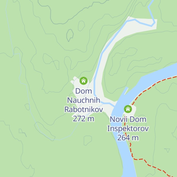 Map of Izba Nauchnih Rabotnikov