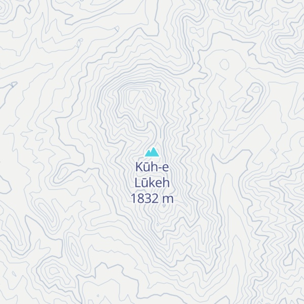 Map of Kūh-e Lūkeh