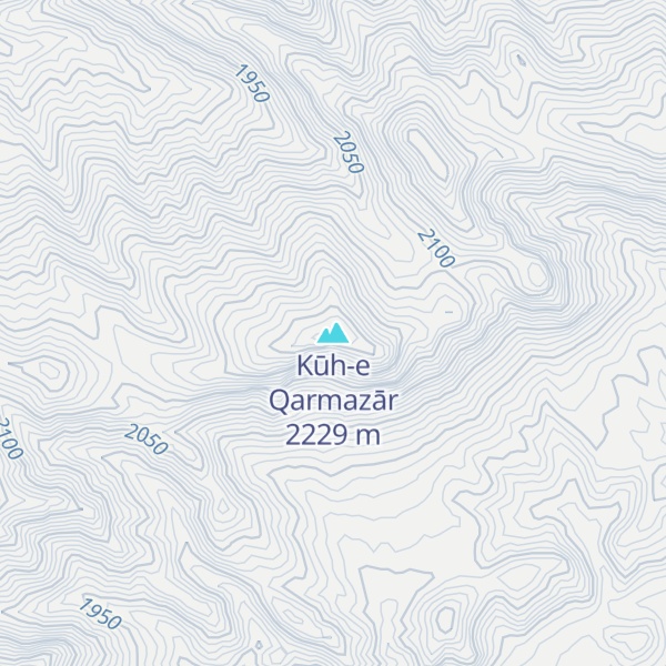 Map of Kūh-e Qarmazār