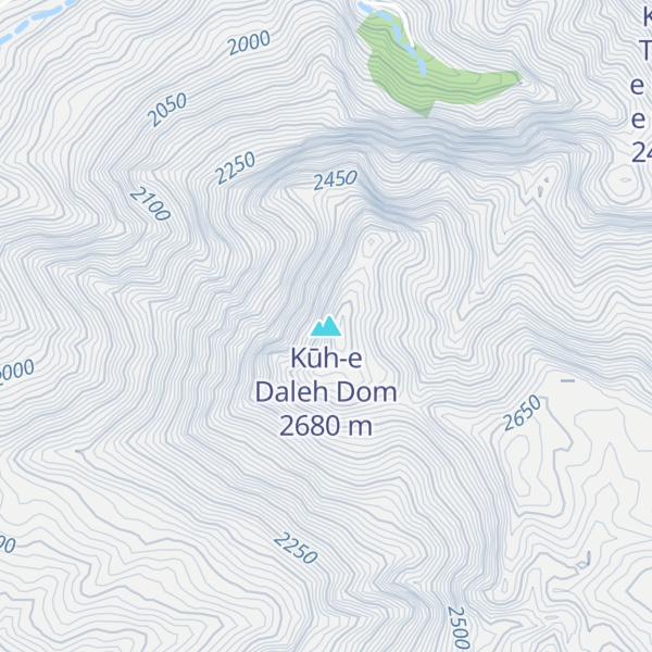Map of Kūh-e Daleh Dom