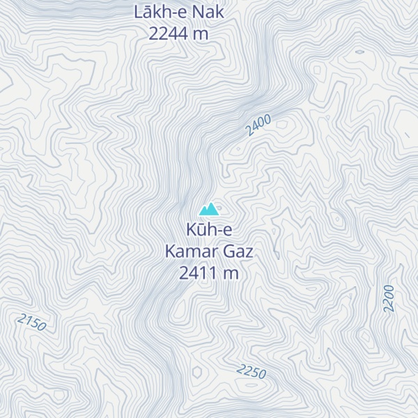 Map of Kūh-e Kamar Gaz