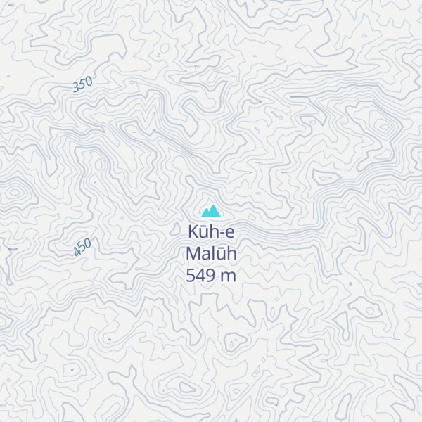 Map of Kūh-e Malūh