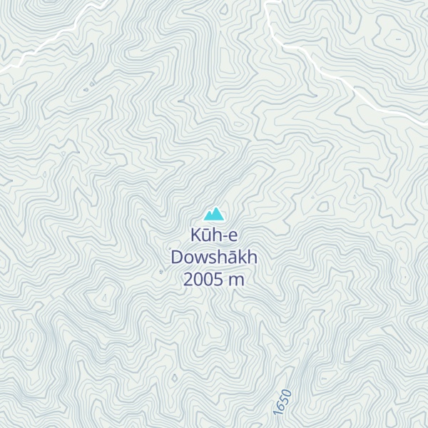 Map of Kūh-e Dowshākh