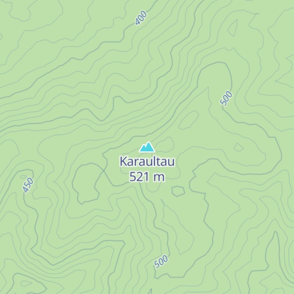 Map of Karaultau
